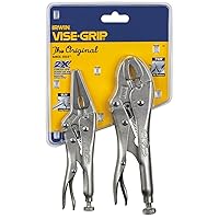 VISE-GRIP Original Locking Pliers with Wire Cutter Set, 2 Piece, 36