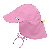i play. Baby Flap Sun Protection Swim Hat, Light Pink, 0-6 Months