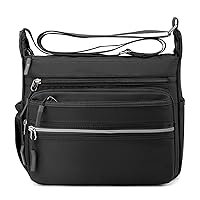 NOTAG Nylon Crossbody Bags for Men Lightweight Shoulder Bag Multipockets Business Messenger Purses Handbags