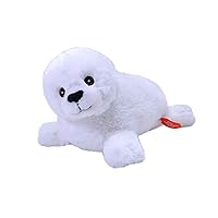 Wild Republic EcoKins Mini Harp Seal Pup Stuffed Animal 8 inch, Eco Friendly Gifts for Kids, Plush Toy, Handcrafted Using 7 Recycled Plastic Water Bottles