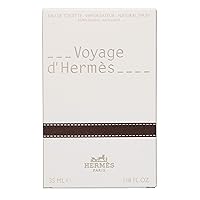 Voyage D'Hermes Unisex Eau-de-toilette Spray (Refillable) by Hermes, 1.18 Ounce