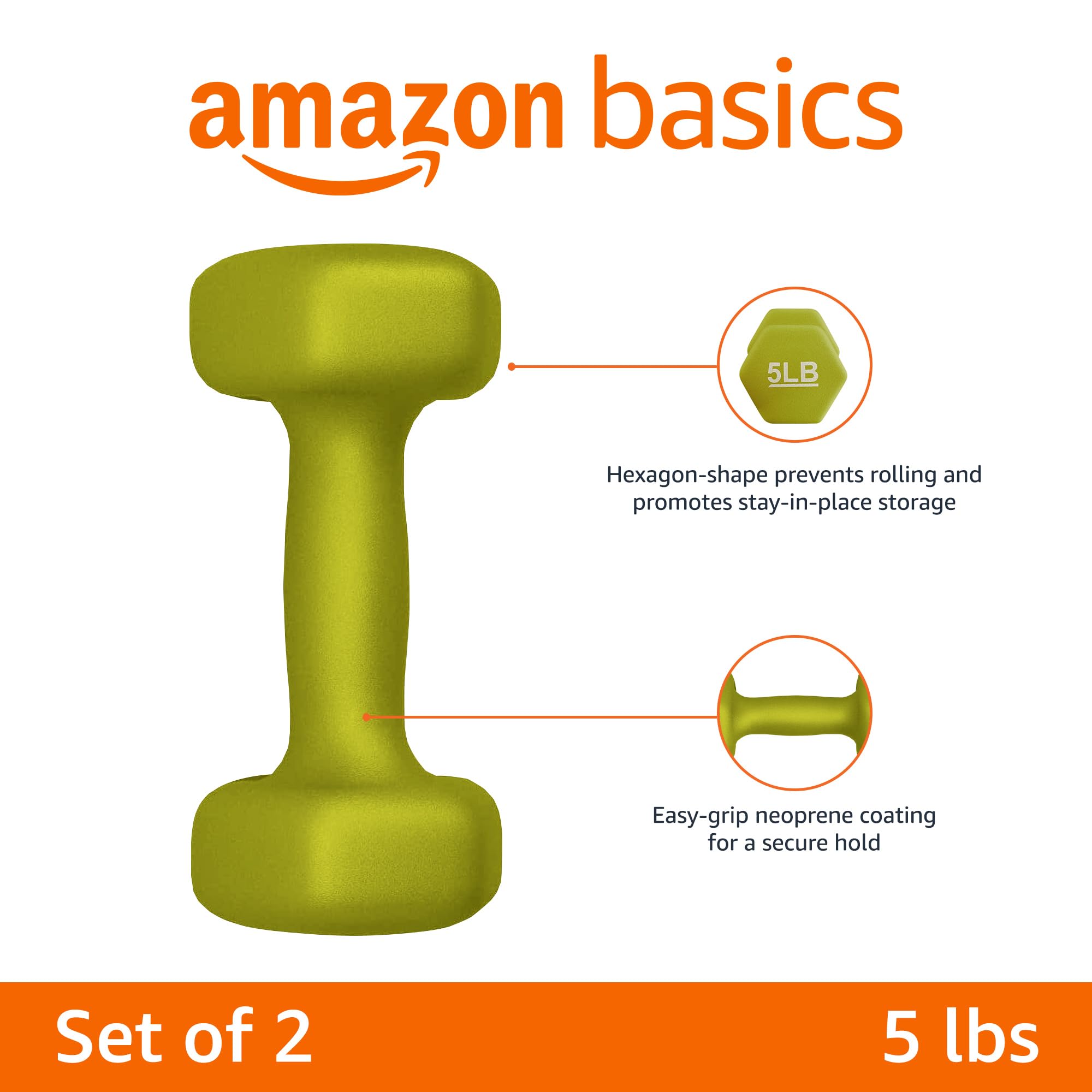 Amazon Basics Neoprene Workout Dumbbell
