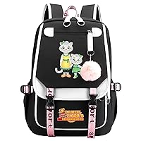 Teen Daniel the Tiger's Novelty Knapsack-Waterproof Travel Bag with USB Charging Port Canvas Bookbag for Student