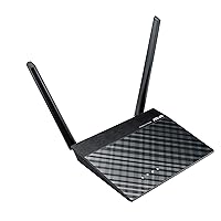 ASUS WiFi Router (RT-N300 B1) - Powerful Wide-Range Coverage, Repeater and Access Point Mode, High-Performance Antennas, Guest Network, Easy 3-Step Setup, Designed for Small Business and Home