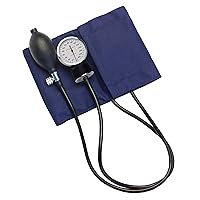 Labtron Superior Sphygmomanometer - Manual Blood Pressure Monitor with Adult Cuff - Blue, 175