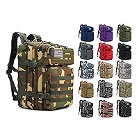 New Multifunctional 3P Backpack Magnar Leave Backpack Travel Travel Backpack (Color : Pink Camouflage)