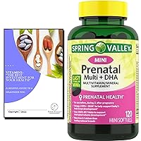 Mark & Lola's Spring Valley Mini prenatal Vitamin Multi + DHA; Mini Softgels Vitamins - The Complete Womens prenatal Vitamins with Folate, Multimineral, & DHA, Prenatal Vitamins Spring Valley