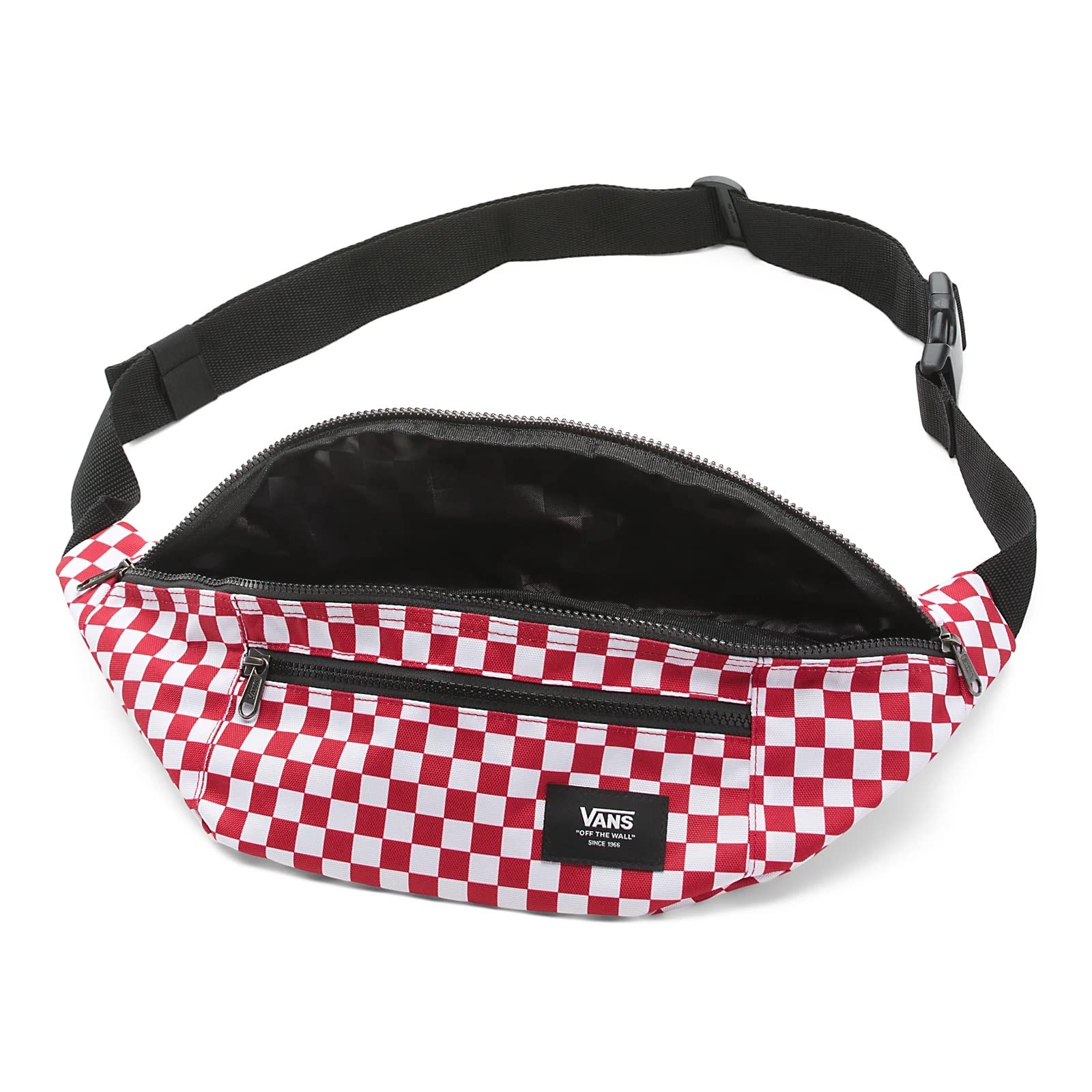 Vans, Ward Cross-Body & Waist Pack (Checkerboard Chilipepper, One Size)