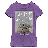 The Mandalorian Girl's Star Wars The Child This is My Good Side T-Shirt