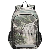 ALAZA Traditional Waterfall Backpack Bookbag Laptop Notebook Bag Casual Travel Daypack for Women Men Fits15.6 Laptop