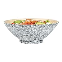 Restaurantware - Bambuddha 29 Ounce Bamboo Salad Bowl, 1 Heavy-duty Serving Bowl - Sustainable, Reusable, Gray Bamboo Bamboo Tableware, For Serving Salads, Noodles, And Pasta