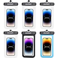 Hiearcool Universal Waterproof Phone Pouch, Waterproof Phone Case Compatible for Cellphone Up to 7.2
