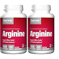 Jarrow Formulas L-Arginine 1000mg, 200 Tablets