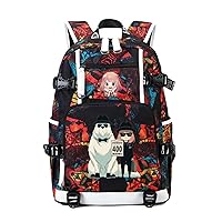 Anime Anya Forger Backpack Shoulder Bag Bookbag School Bag Laptop Bag Daypack 11