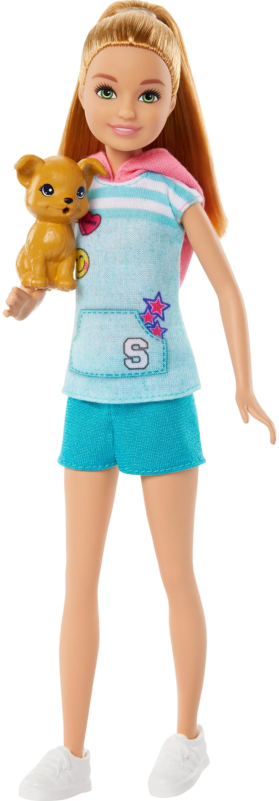 Barbie Stacie Doll with Pet Dog, from and Stacie to The Rescue Movie Toys, Blonde Hair Doll