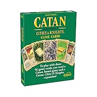 CATAN Cities & Knights Replacement Game Cards | Complete Set of 95 Game Cards for The Cities & Knights Board Game Expansion (Sold Separately) | Board Game Accessories | Made Studio