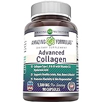 Amazing Formulas Advanced Collagen | 1600 Mg | 90 Capsules