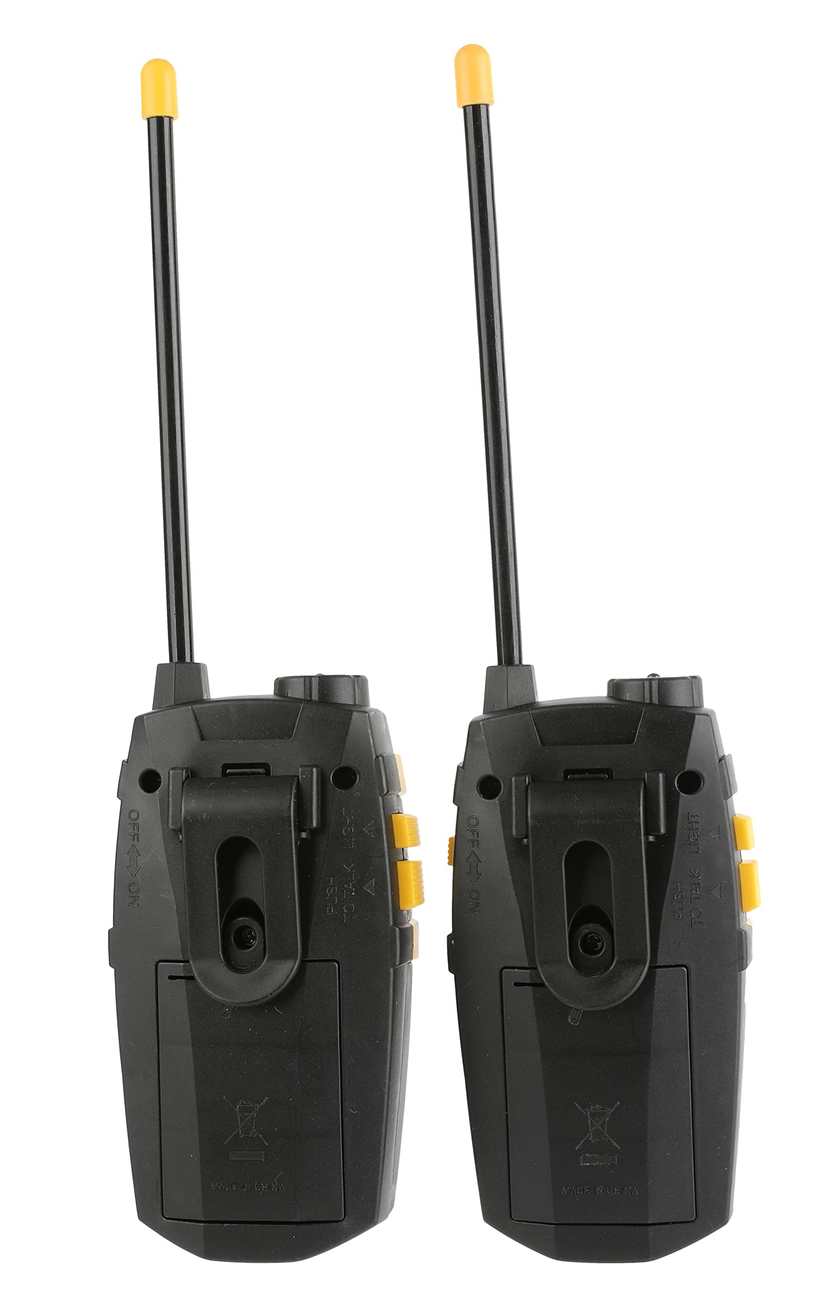 Batman Night Action Molded Walkie Talkies for Kids WT2-01082 | Safe and Flexible Antenna, 1000ft Range, Easy-to-Use Power Switch, Belt Clip, Pack of 2, Stylish Appearance, 2-Pack