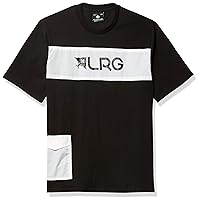 LRG Lifted Research Group Men's Stripe Pocket Knit T-Shirt