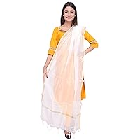 Indian Plain Silk Dupatta,Stole, Scarf, Chunni for Woman