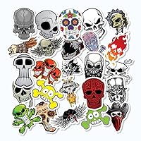25pcs Collection Skulls Decals Stickers Supernatural Head Snake Beast Pack 14