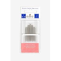 DMC 1765-5/10 Embroidery Hand Needles, 15-Pack, Size 5/10