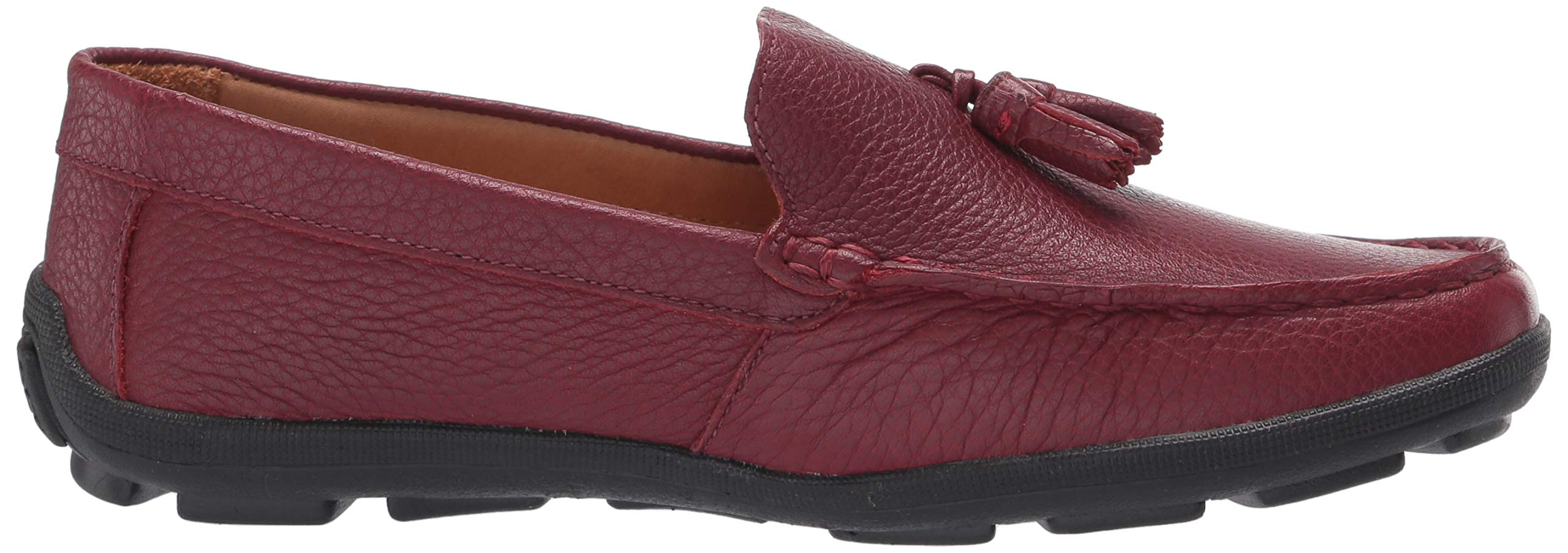 Driver Club USA Unisex-Child Kids Boys/Girls Leather Driving Loafer with Tassle Detail