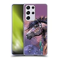 Head Case Designs Officially Licensed Laurie Prindle Native American Shaman Fantasy Horse Soft Gel Case Compatible with Samsung Galaxy S21 Ultra 5G