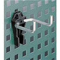 Stahlwille 80340050 Twin Hook - Size 2 (50mm x 40mm) for Perforated Panels, Workbenches, and Tool Trolleys, Made in Germany