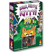 Here, Kitty, Kitty Board Game – Collect Cats and Score Big with 3-6 Players Ages 8+ – Witty Tabletop Cat Card Games for Casual Game Nights – Family Card Games for Adults and Kids by Fireside Games