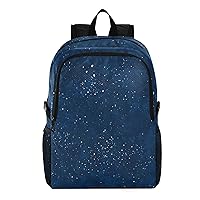 ALAZA Starry Night Sky Blue Hiking Backpack Packable Lightweight Waterproof Dayback Foldable Shoulder Bag for Men Women Travel Camping Sports Outdoor