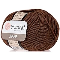 55% Cotton 45% Acrylic YarnArt Jeans Sport Yarn 1 Skein/Ball 50 gr 174 yds (70)