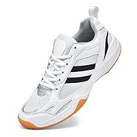 Lightweight Pickleball Shoes for Men Women, Arch Fit All Court Tennis Shoes, Indoor Outdoor Court Training, Racketball, Squash, and Volleyball Sneakers