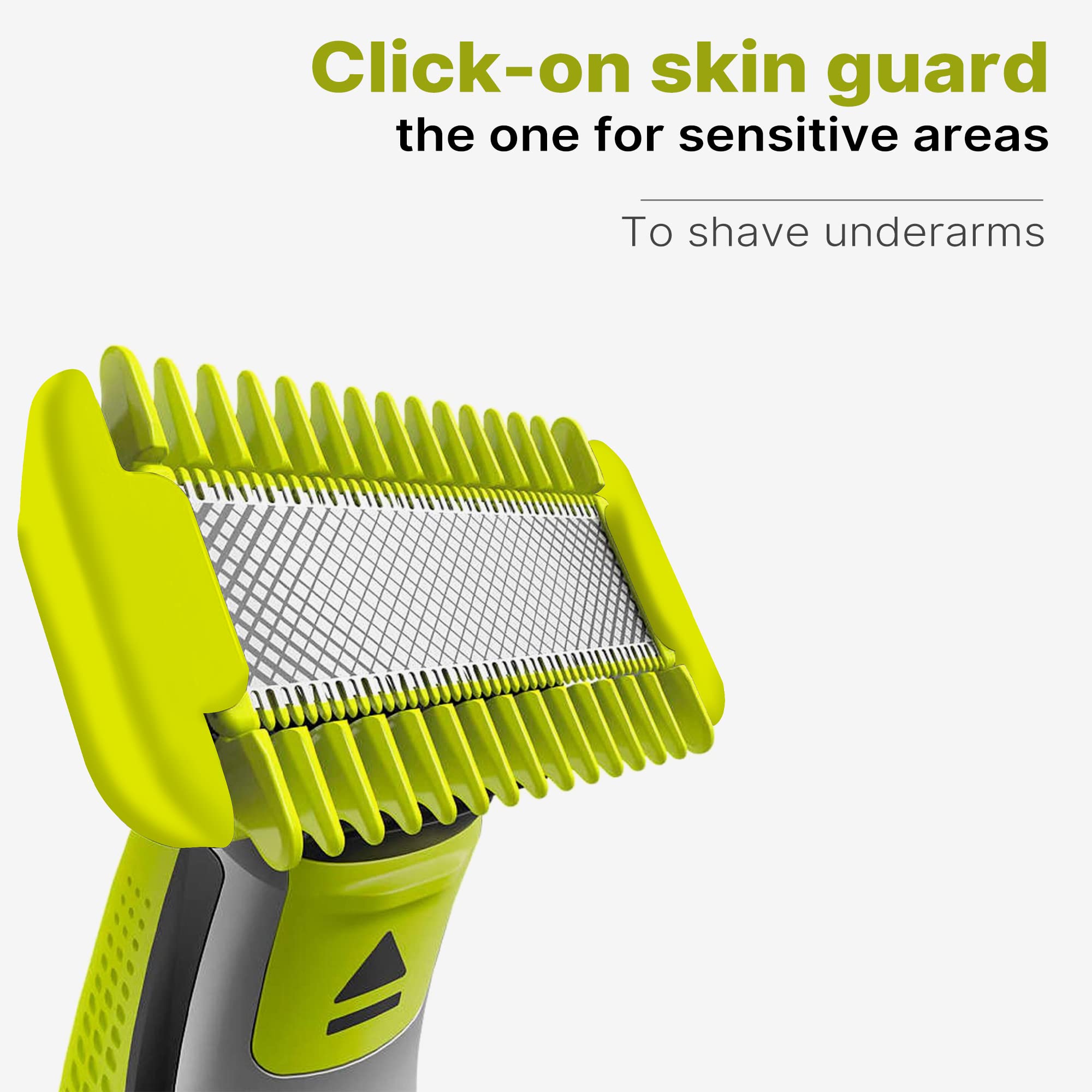Oneblade Guards, Guide Comb 1/2/3/5 MM for Philips Norelco Oneblade Shaver QP2520 QP2530 QP2630 QP2620 QP2510 QP2521 QP2522 QP2531 QP6510, Precision Comb for Oneblade, Philips Oneblade Guards Replacement