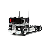 Jada Toys Transformers G1 1:24 Nemesis Prime Die-cast Car, Toys for Kids and Adults , Black