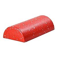 High Density Half Round Foam Roller Support Pain Relieved, Back, Leg and Muscle Restoration, 12