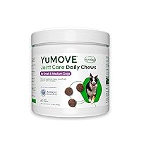 YuMOVE Daily Chews | Hip and Joint Supplement for Small & Medium Dogs with Glucosamine, Hyaluronic Acid, Green Lipped Mussel | 60 Chews - 1 Month's Supply