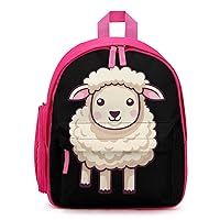 Cute Sheep Cute Printed Backpack Lightweight Travel Bag for Camping Shopping Picnic