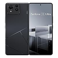 ASUS Zenfone 11 Ultra AI Smartphone, Android Unlocked, 12GB+256GB, US Version, 6.78” FHD+ AMOLED 120Hz Fast Display, 26-Hour Battery with 5500mAh, Stabilized Triple Camera, 5G Dual SIM, Eternal Black