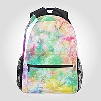 ALAZA Colorful Tie Dye Junior High School Bookbag Daypack Laptop Outdoor Backpack