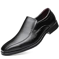Poerkan Loafers & Slip-on Business Shoes, Men's Swirl Mocha, Men's Shoes, Long Nose, Dress Shoes, Large Size, Odor Resistant, Antibacterial, For Work Commutes, 9.6 - 11.8 inches (24.5 - 30.0 cm)