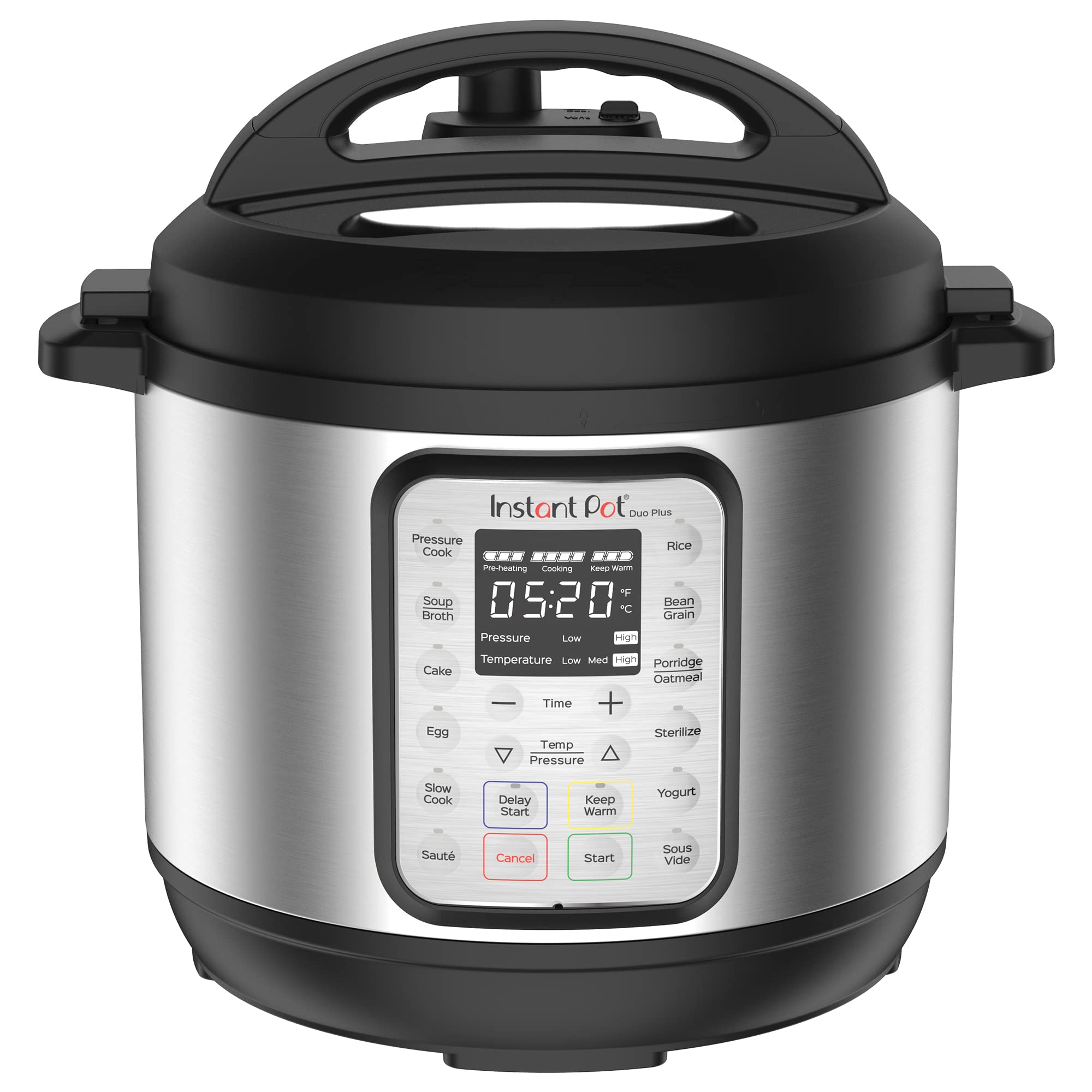 Instant Pot Duo Plus 9-in-1 Electric Pressure Cooker, Slow Cooker, Rice Cooker, Steamer, Sauté, Yogurt Maker, Warmer & Sterilizer, Includes Free Ap...