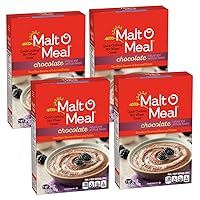 Chocolate Malt-O-Meal®, Quick Cooking Hot Breakfast Cereal, 28 Ounce Box (Pack of 4)
