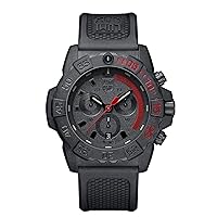 Luminox - Navy Seal XS.3581.EY - Men's Watch 45 mm - Diving Watch in Black with Date Display Chronograph - 200 m Waterproof - Men's Watch - Made in Switzerland, black, Sports