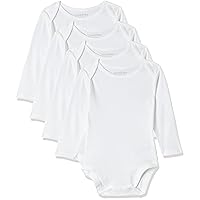 The Children's Place baby-girls Long Sleeve 100% Cotton Bodysuits