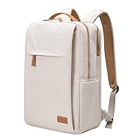 NOBLEMAN Men's Backpack, Laptop Backpack, Waterproof travel Backpack, 15.6 Inch Laptop Backpack, Daypack, carry on backpack with USB (Beige)