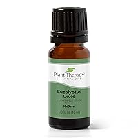 Plant Therapy Eucalyptus Dives Essential Oil 10 mL (1/3 oz) 100% Pure, Undiluted, Therapeutic Grade