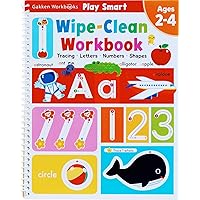 Play Smart Wipe-Clean Workbook Ages 2-4: Tracing, Letters, Numbers, Shapes: Ages 2-4 Play Smart Wipe-Clean Workbook Ages 2-4: Tracing, Letters, Numbers, Shapes: Ages 2-4 Spiral-bound