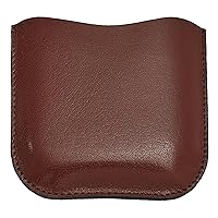 Leather Pouch Brown Fits 6oz Pocket Hip Flasks Soft Leather that Protects Your Beautiful Flask from any Harm