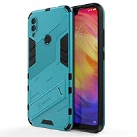 Phone Case Compatible with XiaoMi Redmi Note 7 Slim Case with Stand Kickstand PC & TPU Phone Case Cover,with Rugged Shockproof Protective Cover with Invisible Bracket and Foldable Protective Shell (